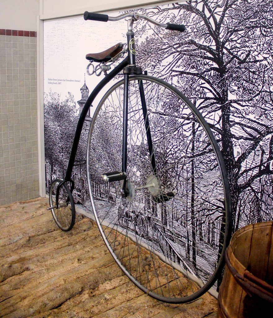 old-timey bicycle