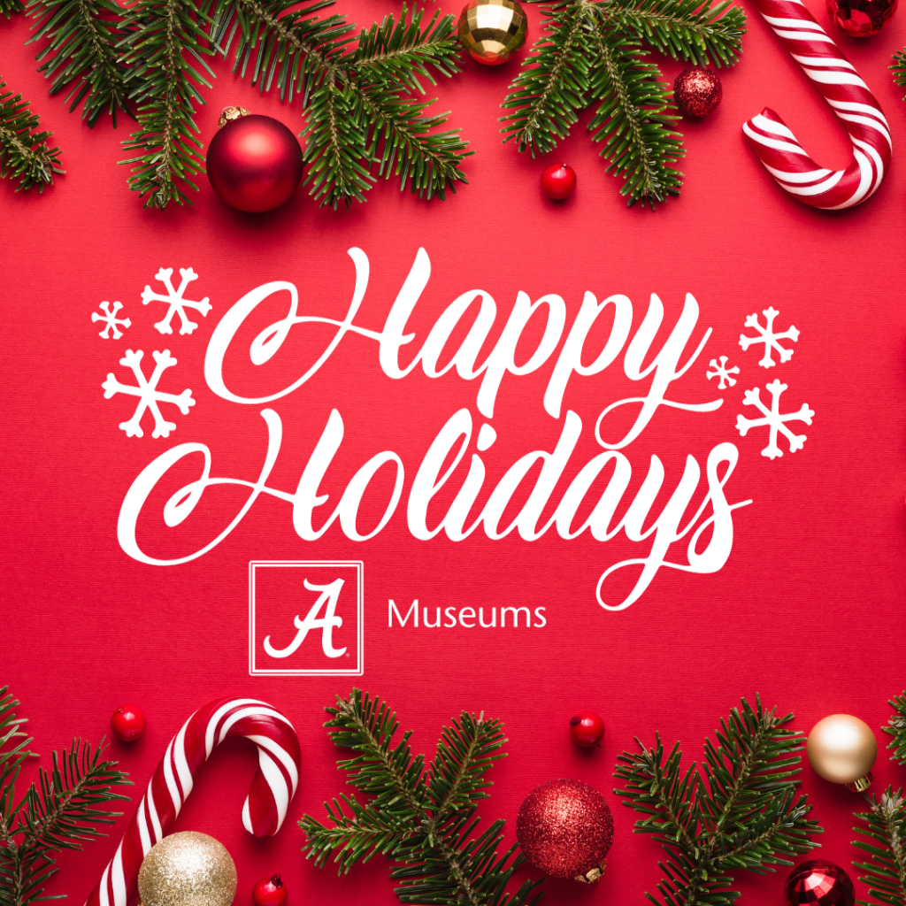 UA Museums holiday graphic